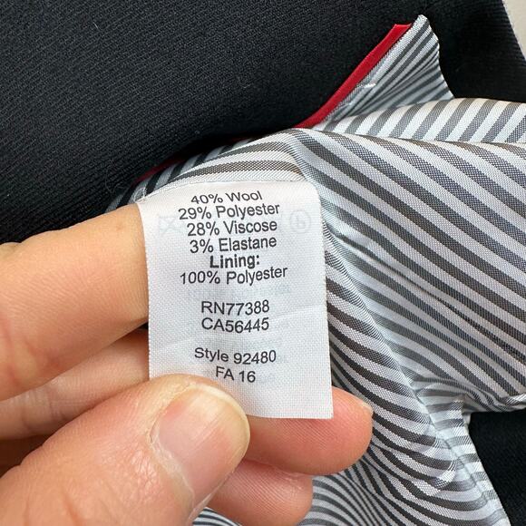 J. Crew Factory Schoolboy Blazer in Black - Picture 6 of 8